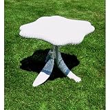 Butterfly Table Wicker White