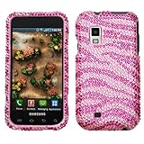 MyBat Samsung Fascinate / Mesmerize Diamante Protector Cover - Zebra Skin ( ....