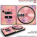 DJ Hero Skin Kearas Flowers on Pink fits Nintendo Wii DJ Heros (DJ HERO NOT INCLUDED)