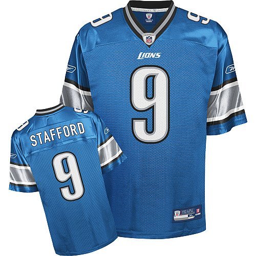 Reebok Detroit Lions Matthew Stafford Replica Jersey Extra Large