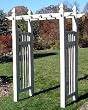The Vineyard Multi Width White Vinyl Arbor