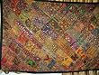 Tribal Yellow Kutch Embroidery Gujarat Wall Tapestry Hanging 78"