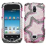 Twin Stars With Full Rhinestones Hard Protector Case Cover For Samsung Exhi ....