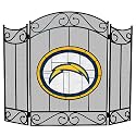 San Diego Chargers Fireplace Screen