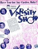 Dick Powell and Fred Waring...."Varsity Show"....Movie Sheet Music