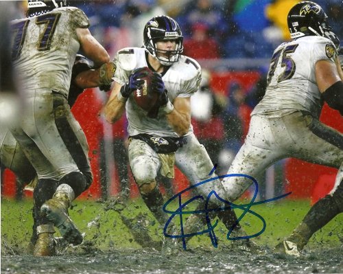 KYLE BOLLER BALTIMORE RAVENS,CALIFORNIA BEARS,SIGNED,AUTOGRAPHED 8X10,PHOTO,COA