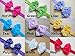 Qandsweet Baby Girl's Headbands Hair Bow Crystal Flower (9 Pack)