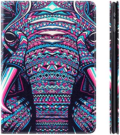 iPad Air Case, iPad Air 2 Case, PU Leather Interesting Extreme Durable and Protective Note Case for iPad Air/Air 2 with Card Slots and Built-in Stand(Elephant Sneezer)