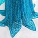 Frozen Snow Queen Elsa Adult Gem Jewel Costume Cosplay Dress with Gloves Size M