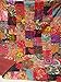 Tribal Asian Textiles Floral Kantha Blanket Quilted Throws,ralli,gudari Handmade Tapestery Reversible Bedding