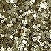 4mm Round Flat Sequins Gold Duo Reversible Matte and Shiny Metallic Reversible. Made in USA