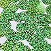 Round Flat Sequin 12mm Top Hole Lime Green Hologram Glitter Sparkle. Couture Paillettes. Made in USA