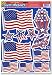 Patriotic Window Clings (1 sheet)