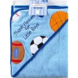 Luvable Friends Thank Heaven Hooded Bath Wrap,... by Luvable Friends