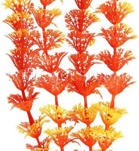 New plant 15.35" Aquarium Plastic Water Plants Landscaping Ornament Fish Tank Decoration n o.69