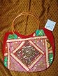 Women Purse Multi Banjara Mirrors Sari Handbag