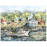 Rockport Harbor by Jan Lower - 27x22