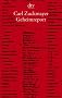 Carl Zuckmayer: Geheimreport