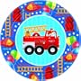 Fire Engine Fun Dessert Plates 8ct