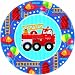 Fire Engine Fun Dessert Plates 8ct
