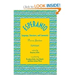 Esperanto: Language, Literature and Community