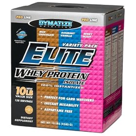 Dymatize Nutrition Elite Whey Protein Powder, Variety Pack (Rich Chocolate,... by Dymatize