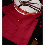 Linum - Arts De La Table - Serviette «Robert» Rouge - 45 X 45 Cm
