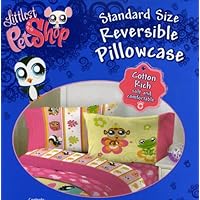 Littlest Pet Shop Reversible Pillowcase - LPS Nature Buddies
