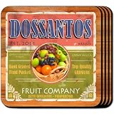Baby Keepsake: Fruit Company Personalized Coaster Set