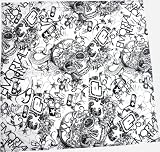 Planet Emortalis Bandana Weiss/Schwarz