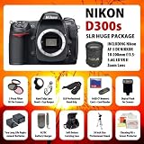 Nikon D300s SLR Digital Camera with Nikon AF-S DX NIKKOR 18-200mm f/3.5-5.6G ED VR II Zoom Lens + SSE Huge SLR Best Value 16GB Accessory Package