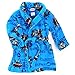 Thomas & Friends Boys Plush Fleece Bathrobe Robe (2T, Blue Thomas Train)