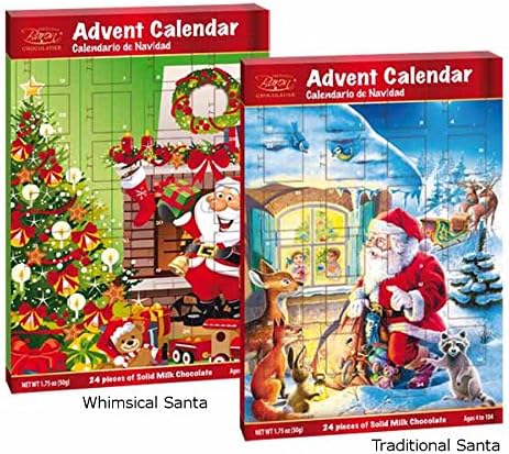 Excellent Baron Chocolatier Christmas Advent Calendar (Traditional Santa)