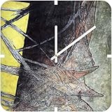 IMAGE OF Square Clock Ludricious (by DENY Designs)