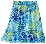 Amy Byer Girls 7-16 Print Chiffon Bottom Ruffle Skirt
