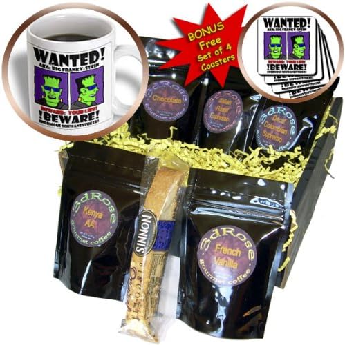 cgb_25535_1 Mark Grace GRACEVISIONS Wanted Posters - WANTED POSTER big franky stein 1 on transparent - Coffee Gift Baskets - Coffee Gift Basket