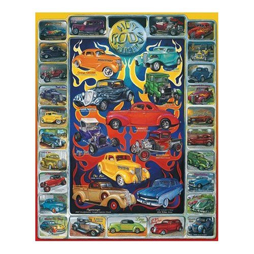 61tk4hdXk4L Hot Rods 1000 Piece Jigsaw Puzzle White Mountain