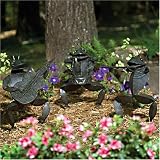 Rusty Frog Band Decorative Ornaments - 3 pc.