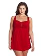 Jantzen Womens Plus Size Bejeweled Swim Dress