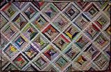 Scrappy Diamonds bed quilt
