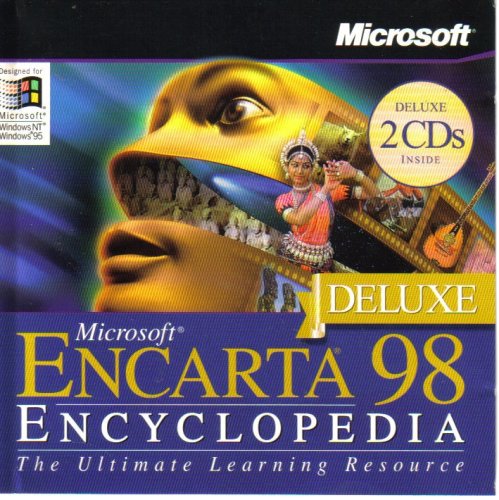 Microsoft Encarta 98 Deluxe: Encyclopedia [ 2 CDs for Windows NT or '95 ]