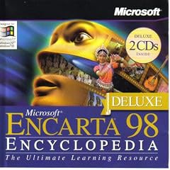 Microsoft Encarta 98 Deluxe: Encyclopedia [ 2 CDs for Windows NT or '95 ]