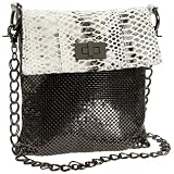 Whiting & Davis White Snake Cross-Body