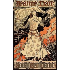 JOAN JEANNE DARC FRENCH HEROINE ROMAN CATHOLIC SAINT SARAH BERNHARDT VINTAGE POSTER REPRO