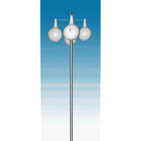 Heath Outdoor Products 13.5-Foot Aluminum Purple Martin Gourd Pole Kit-4-piece 4 over 4 #30104