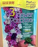 3 Flower Pouches Collection (Water Gel,Plant Food,Water Wizard included)