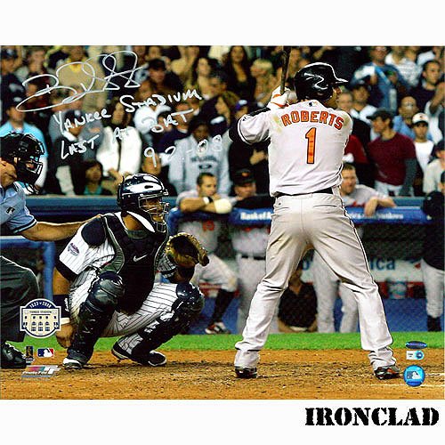 Ironclad Baltimore Orioles Brian Roberts Autographed 16X20 Yankee Stadium Photo
