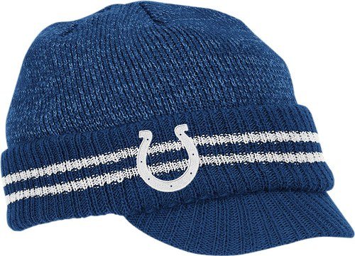 Reebok Indianapolis Colts Sideline Player 2nd Season Visor Knit Hat One Size Fits All