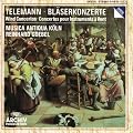 Telemann : Concertos pour instruments � vent (fl�tes, hautbois, trompette, chalumeaux etc) / Reinhardt Goebel & Musica Antiqua K�ln