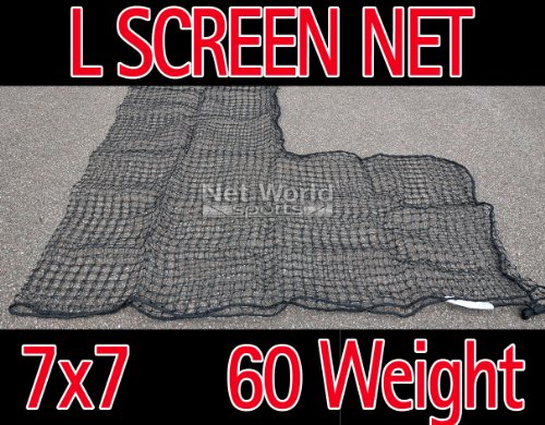 Baseball 7 x 7 Replacement L-Screen Net 42